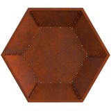  Kamin Smeđa 100 x 100 x 28 cm Čelik otporan na vremenske uvjete | shoptok.hr