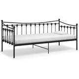  Okvir za krevet na razvlačenje crni metalni 90 x 200 cm | shoptok.hr