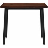  90 x 55 x 75 cm Čvrsto drvo akacije Tamno smeđa i crna | shoptok.hr