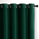 Restilo Tamno zelena zavjesa za djelomično zamračenje od samta 140x245 cm Eyelets – | shoptok.hr