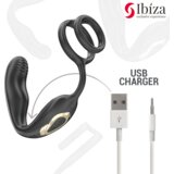 Ibiza Vibracijski Analni Čep Z ObroČkom Za Penis | Shoptok.si