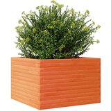  Vrtna sadilica voštano smeđa 70x70x45 5 cm masivna borovina | shoptok.hr