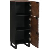 vidaXL Visoka omara iz orehovega lesa Rjava 40 x 33.5 x 110 cm | Shoptok.si