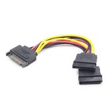 Gembird CC-SATAM2F-01 SATA napajalni razdelilni kabel, 0,15m | Shoptok.si