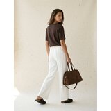 Sinsay Pletena bluza kratkih rukava s dodatkom lana | shoptok.hr