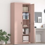 Ormarić Omarica za shranjevanje 2 pcs Roza 90 x 40 x 200 cm Jeklo, (5000152746) | Shoptok.si