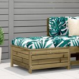 Maison Chic Vrtni stolček - Vrtni stoli za noge z blazino impregnirana borovina JS1024, (21879041) | Shoptok.si