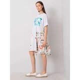 Italy Moda Dress-DHJ-SK-13117.41P-white-beige | Shoptok.si
