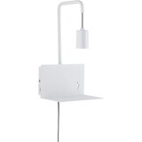 PAULMANN 79812 - 1xE27/40W zidno svetlo sa policom i usb calvani 230V belo Cene