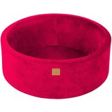 MeowBaby Bazen brez žog, 90x30 cm, žamet, magenta, (21289293) | Shoptok.si