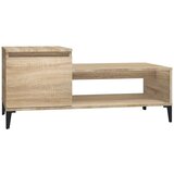 Maison Chic Klubska mizica - kavna mizica - Nizka mizica sonoma hrast 100x50x45 cm inženirski les, (21753037) Cene
