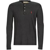 Polo Ralph Lauren T-SHIRT AJUSTE COL TUNISIEN EN COTON Crna | shoptok.hr
