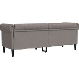  Trosjed Chesterfield smeđesivi od tkanine | shoptok.hr