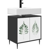  Kupaonski ormar HANAU Crni hrast 60 x 40 x 61 cm | shoptok.hr