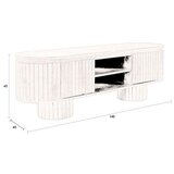 Dutchbone Temno rjava TV omarica iz masivnega manga 140x45x40 cm Kenji – | Shoptok.si