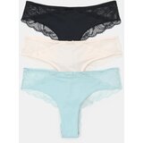 Sinsay Brazilske gaćice s čipkom 3 pack | shoptok.hr