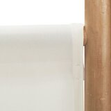 Sklopiva sobna pregrada s 4 panela 160 cm od bambusa i platna | shoptok.hr