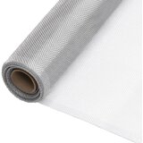  Mrežasti zaslon od aluminija 60 x 1000 cm srebrni | shoptok.hr
