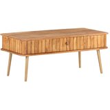 vidaXL Stolić za kavu 100 x 50 x 40 cm od masivnog drva bagrema | shoptok.hr