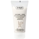 Ziaja maska i piling za lice sa hijaluronskom kiselinom 55ml | ePonuda.com