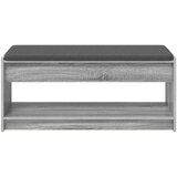  Haldna klop z blazino s polico Siva Sonoma 103 x 38 x 45 cm, (5000155666) | Shoptok.si