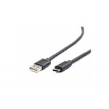 Gembird CCP-USB2-AMCM-1M USB2.0 to USB-C Cable, up to 480 Mbit/s, Black, 1m Cene