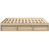  Okvir za krevet boja hrasta sonome 200x200 cm | Eponuda.ba