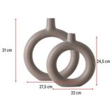 WALLXPERT vaza rings set mink | ePonuda.com