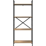  Polica Umjetnički hrast 56 x 34 x 133,5 cm Konstruirano drvo | shoptok.hr