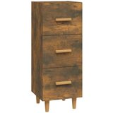  Komoda boja dimljenog hrasta 34 5x34x90 cm konstruirano drvo | shoptok.hr