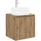  Set ormarića za kupaonicu 3 kom. Hrast artisan | shoptok.hr