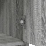  Komoda s ladicama i vratima siva sonoma 70,5x34x74,5 cm | shoptok.hr