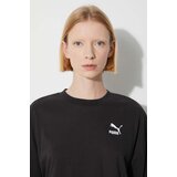 Puma Bombažna kratka majica črna barva | Shoptok.si
