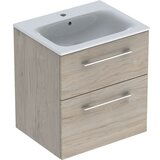 Geberit SELNOVA SQUARE 600 ORMARIĆ SA LAVABOOM 2 FIOKE AMERIČKI ORAH SVETLI GEBERIT | ePonuda.com