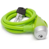 Wheel Zone kabelska ključavnica 10 mm / 120 cm zelena