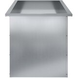  Vrtna posuda za sadnju s LED svjetlom Srebrna 50 x 100 x 48 cm Slike