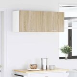 Viseći ormarić 2 pcs Sonoma hrast i bijela 50 x 31 x 40 cm | shoptok.hr