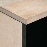 vidaXL Noćni ormarić s ladicama Bež 50 x 33 x 60 cm masivno drvo manga | shoptok.hr