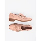 SEASTAR Pink suede flat loafers | Shoptok.si