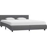  Okvir za krevet od umjetne kože s LED svjetlom sivi 180x200 cm | Eponuda.com