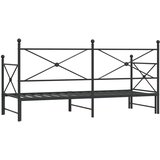  Krevet na rasklapanje bez madraca crni 90x190 cm čelik | shoptok.hr