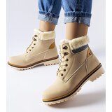 Gemre Beige Insulated Hiking Boots Montalbino | ePonuda.com