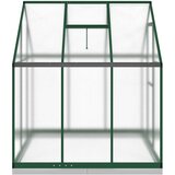  Staklenik s okvirom zeleni 169 x 169 x 202 cm aluminijski | shoptok.hr