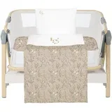 Posteljina za kolevku set 5 pcs Secret Garden Beige KKB51074