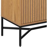 Livetastic Vitrina u dekoru hrasta u prirodnoj boji 80x180x40 cm Jaipur – | shoptok.hr