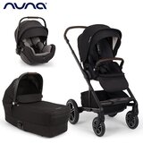 Nuna® otroški voziček 3v1 mixx™ next + arra™ flex caviar | Shoptok.si
