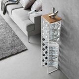 YAMAZAKI Belo kovinsko držalo za vino število steklenic 16 20x88,5x19 cm Tower – | Shoptok.si
