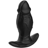 Kangvo - magnetski napuhujući silikonski dildo (crni) | shoptok.hr