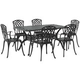  Set od 4 Crna Lijevani aluminij Veliki Dekorativni umetci | shoptok.hr