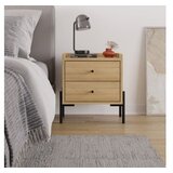 Hanah home Noćni ormarić, 44,9x52x35cm, Bež | Eponuda.ba